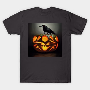 Crow and Jack o'Lantern T-Shirt